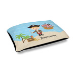 Pirate Scene Outdoor Dog Bed - Medium (Personalized)