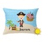 Personalized Pirate Outdoor Throw Pillow (Rectangular - 12x16)