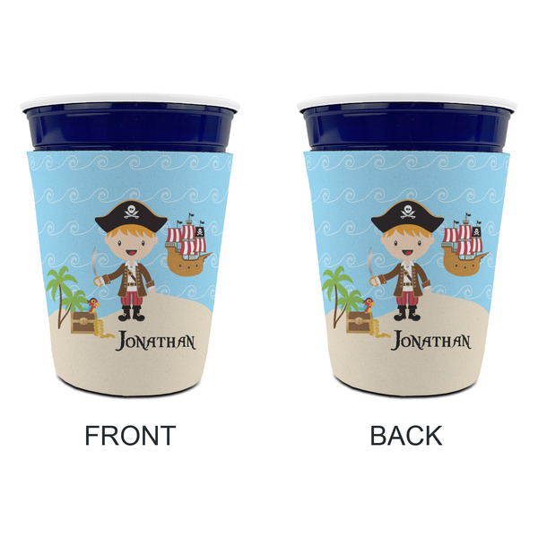 Pirate Scene Party Cup Sleeves - without bottom - Approval
