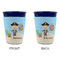 Pirate Scene Party Cup Sleeves - without bottom - Approval