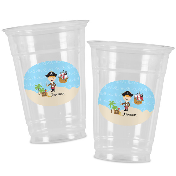 Pirate Scene Party Cups - 16oz - Alt View