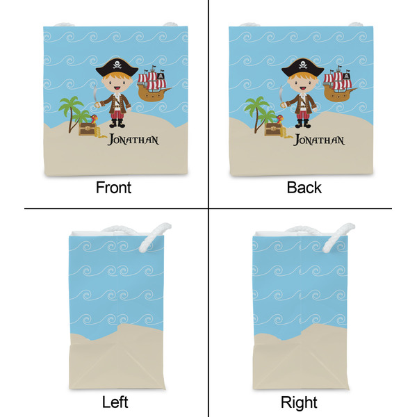 Pirate Scene Party Favor Gift Bag - Matte - Approval
