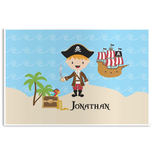 Custom Pirate Scene Disposable Paper Placemats (Personalized)
