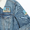 Pirate Scene Patches Lifestyle Jean Jacket Detail