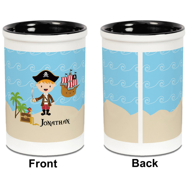 Pirate Scene Pencil Holder - Black - approval