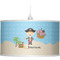 Personalized Pirate Pendant Lamp Shade