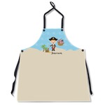 Pirate Scene Apron Without Pockets w/ Name or Text