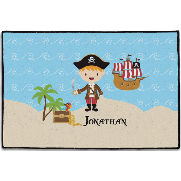 Pirate Scene Personalized Door Mat - 36x24 (APPROVAL)
