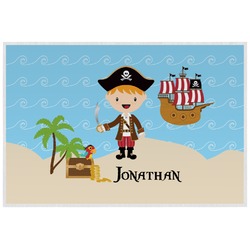 Pirate Scene Laminated Placemat w/ Name or Text