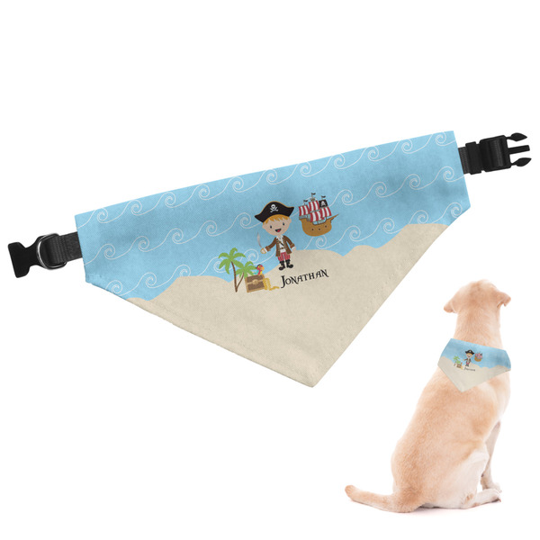 Custom Pirate Scene Dog Bandana - Small (Personalized)
