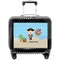 Pirate Scene Pilot Bag Luggage with Wheels
