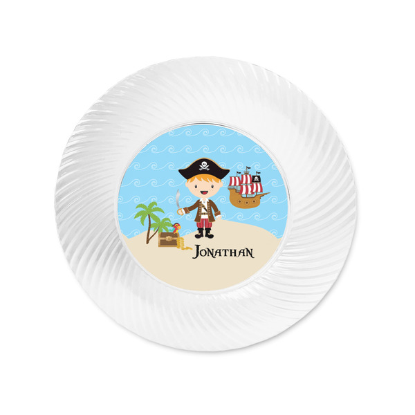 Pirate Scene Plastic Party Appetizer & Dessert Plates - Approval