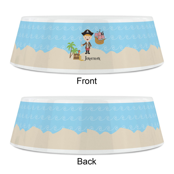 Pirate Scene Plastic Pet Bowls - Small - APPROVAL