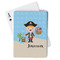 Pirate Scene Playing Cards - Front View