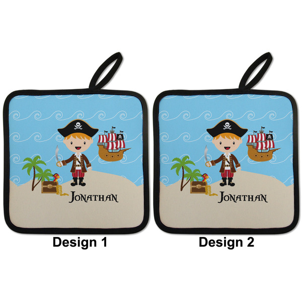 Pirate Scene Pot Holders - Set of 2 APPROVAL