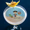 Pirate Scene Printed Drink Topper - Large - In Context