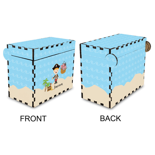 Pirate Scene Recipe Box - Full Color - Approval