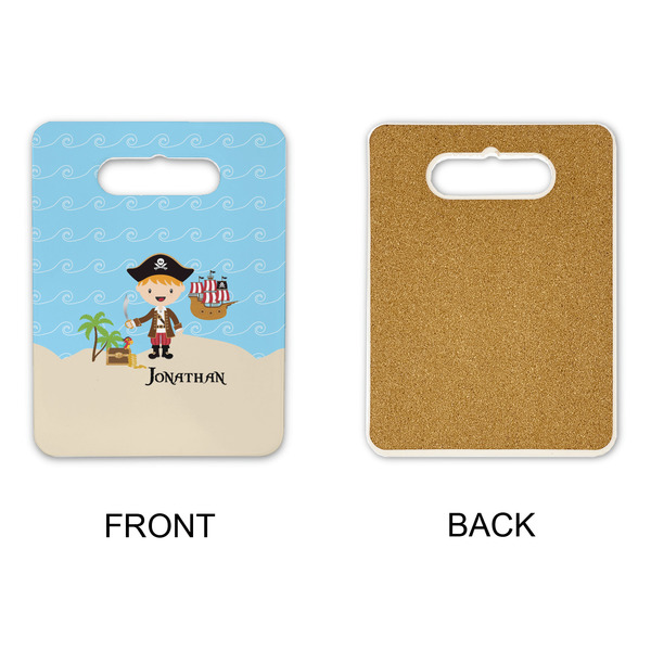 Pirate Scene Rectangle Trivet with Handle - APPROVAL