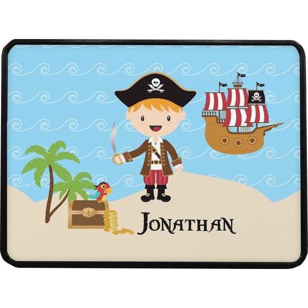 Personalized Pirate Rectangular Trailer Hitch Cover (Personalized)