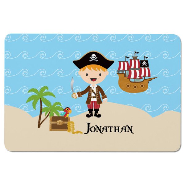 Pirate Scene Rectangular Fridge Magnet - FRONT
