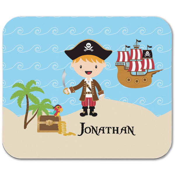 Pirate Scene Rectangular Mouse Pad - APPROVAL
