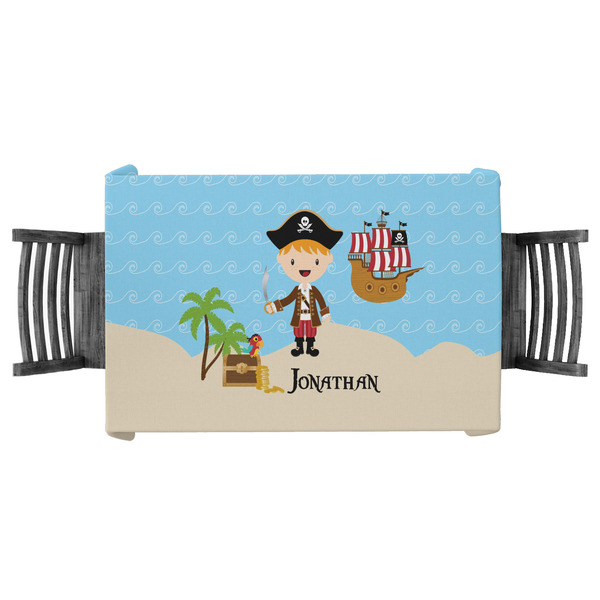 Custom Pirate Scene Tablecloth - 58"x58" (Personalized)