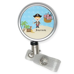Pirate Scene Retractable Badge Reel (Personalized)