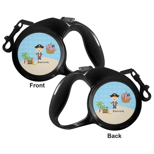 Pirate Scene Retractable Dog Leash - Small - Apvl