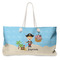 Pirate Scene Large Tote Bag with Rope Handles (Personalized)