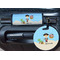 Pirate Scene Round Luggage Tag & Handle Wrap - In Context