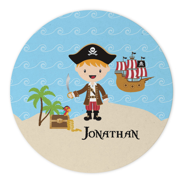 Pirate Scene Round Paper Coaster - Approval