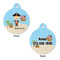 Pirate Scene Round Pet ID Tag - Large - Approval