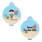 Pirate Scene Round Pet Tag - Front & Back