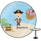 Personalized Pirate Round Table Top