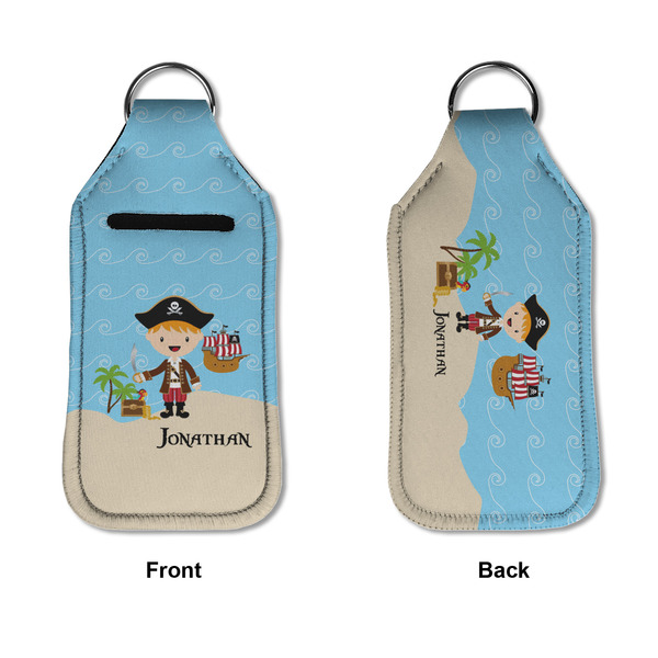 Pirate Scene Sanitizer Holder Keychain - Large APPROVAL (Flat)