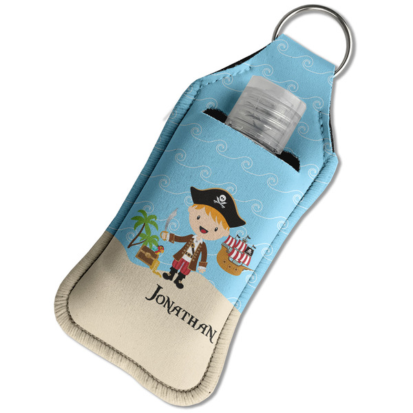 Pirate Scene Sanitizer Holder Keychain - Large in Case