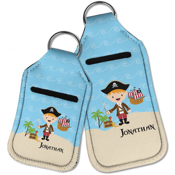 Pirate Scene Sanitizer Holder Keychain - Parent Main