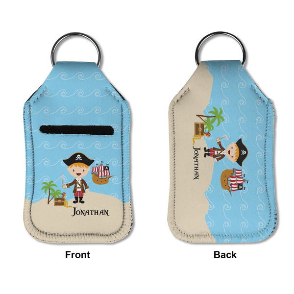 Pirate Scene Sanitizer Holder Keychain - Small APPROVAL (Flat)