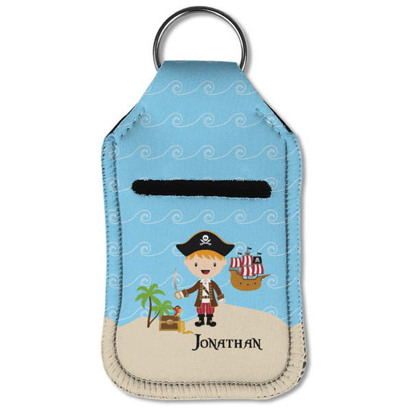 Pirate Scene Sanitizer Holder Keychain - Small (Front Flat)