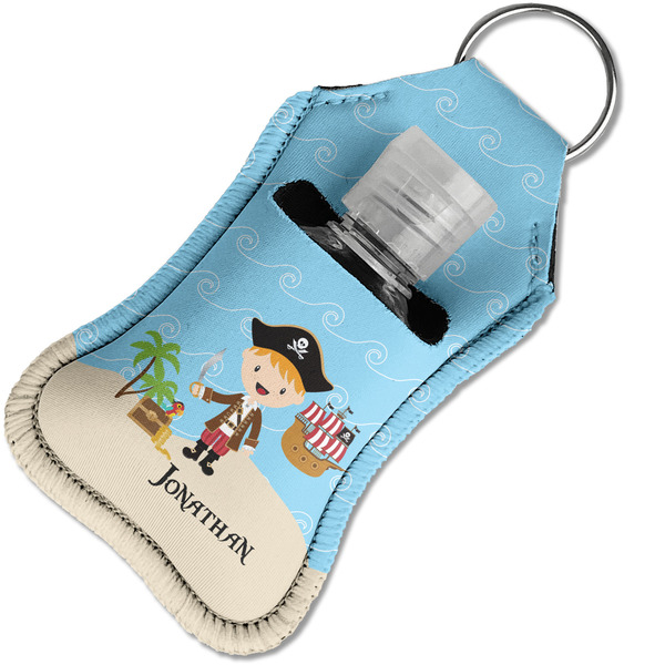 Pirate Scene Sanitizer Holder Keychain - Small in Case