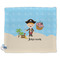 Pirate Scene Security Blanket - Front View