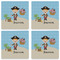 Pirate Scene Set of 4 Sandstone Coasters - See All 4 View