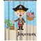 Pirate Scene Extra Long Shower Curtain - 70"x84" (Personalized)