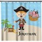 Pirate Scene Shower Curtain - Custom Size (Personalized)