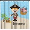 Pirate Scene Shower Curtain (Personalized)