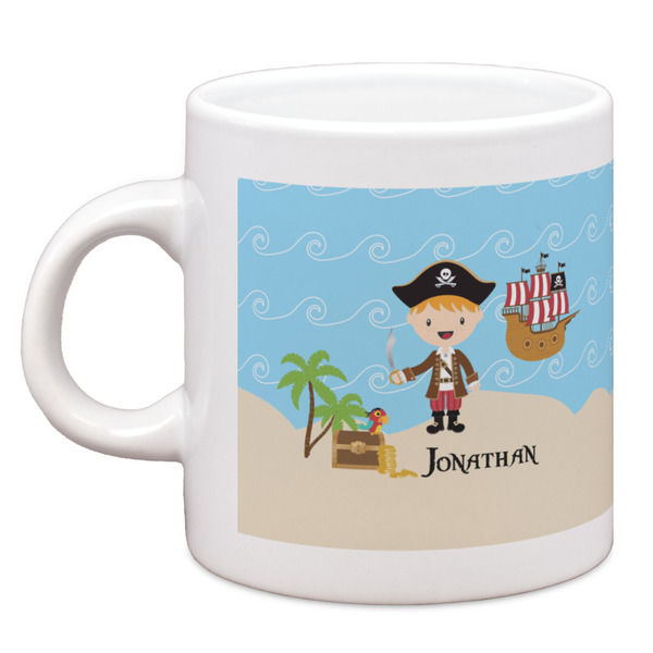 Custom Pirate Scene Espresso Cup (Personalized)