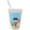 Personalized Pirate Sippy Cup with Straw (Personalized)