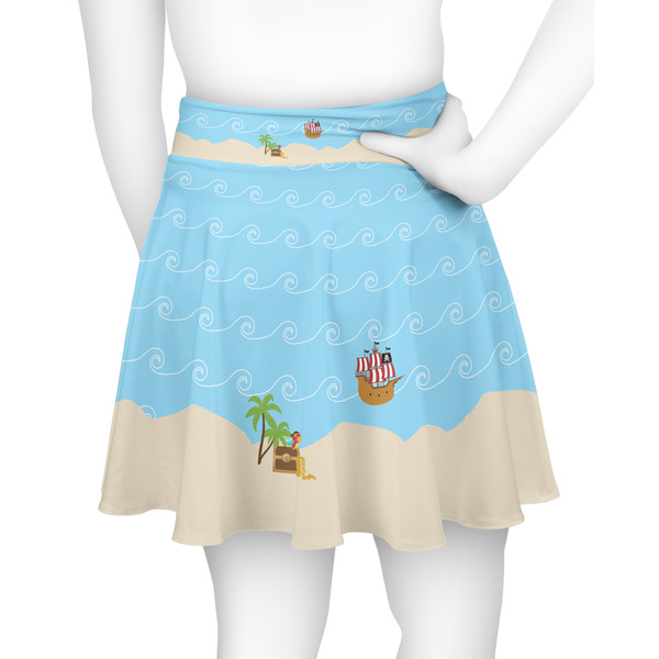 Pirate Scene Skater Skirt - Back