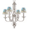 Pirate Scene Small Chandelier Shade - LIFESTYLE (on chandelier)