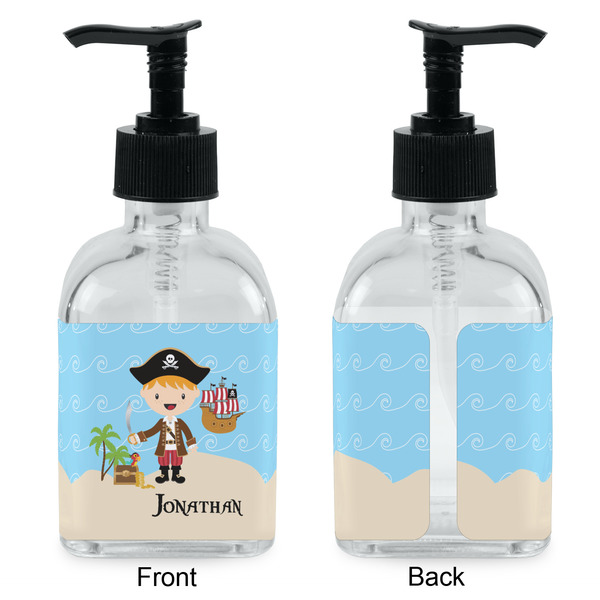 Pirate Scene Glass Soap/Lotion Dispenser - Approval